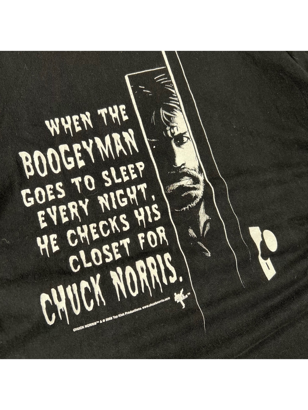 Vintage 2000s Chuck Norris Boogeyman tee Size L - Picture 2 of 6